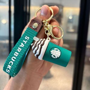 NWOT Starbucks Bearista Frappe Keychain
